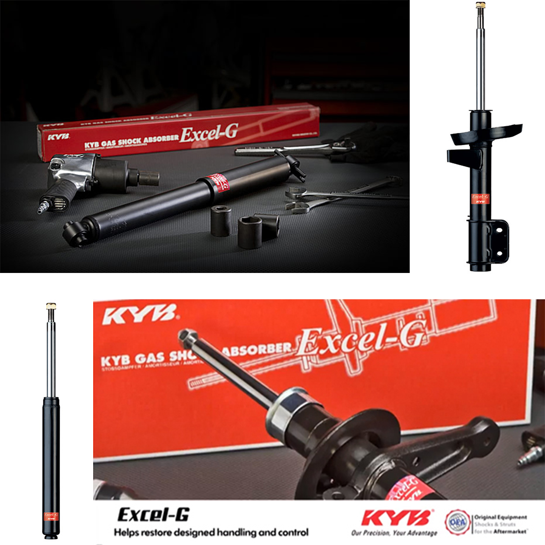 KYB Shock & Strut Rear Shock Absorber For Ford Edge 2007